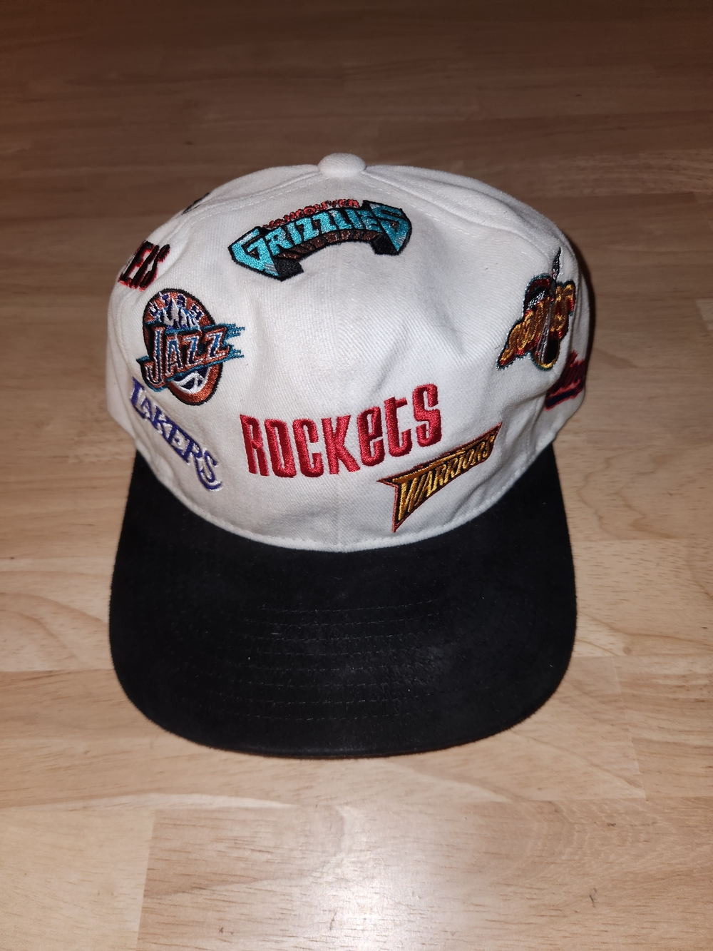 NBA Western Conference Embroidered Team Logos Snapback Ajustable Men's White Hat